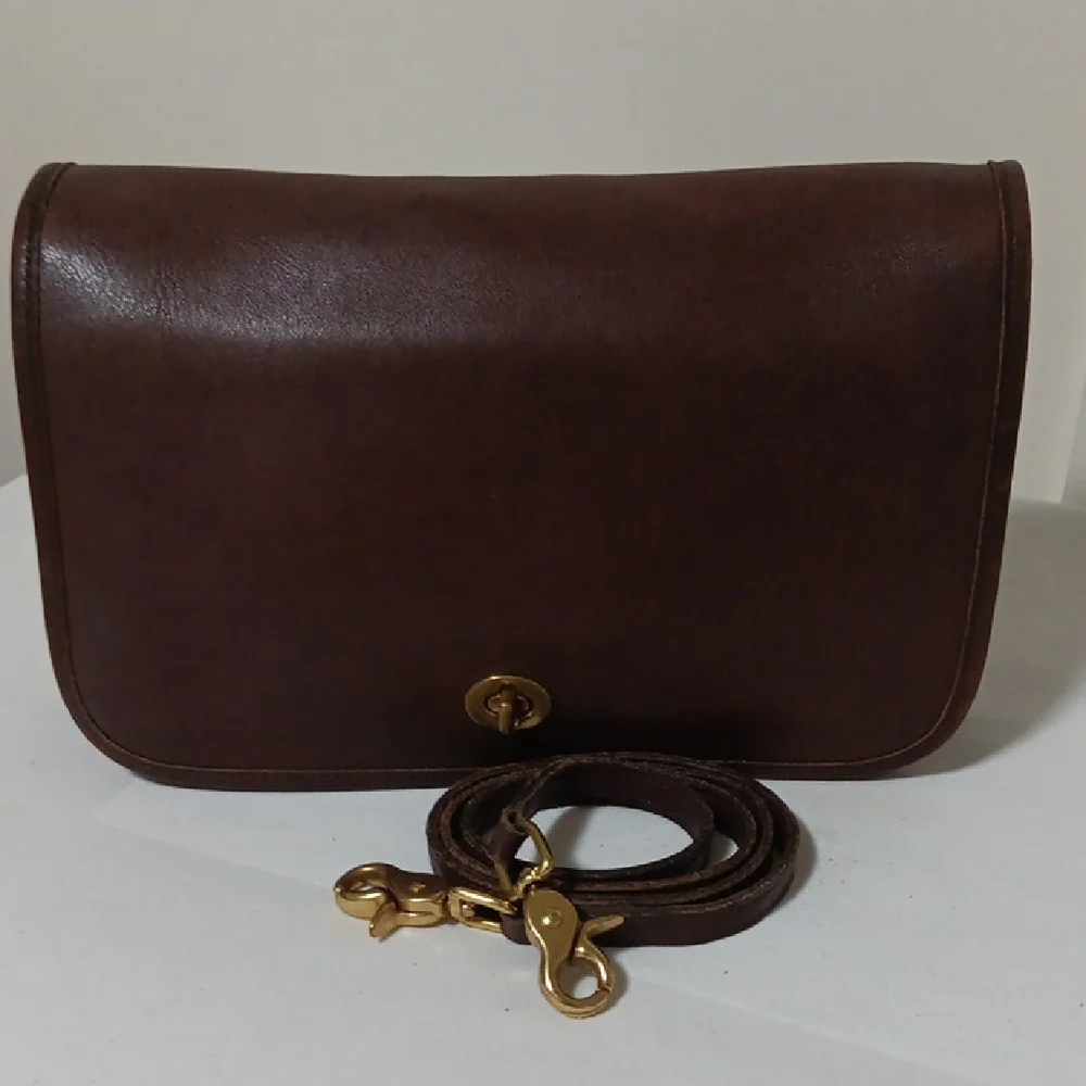 COACH Vintage RIDGFIELD *ORIGINAL* Brown Shoulder or Crossbody Bag - Picture 1 of 11